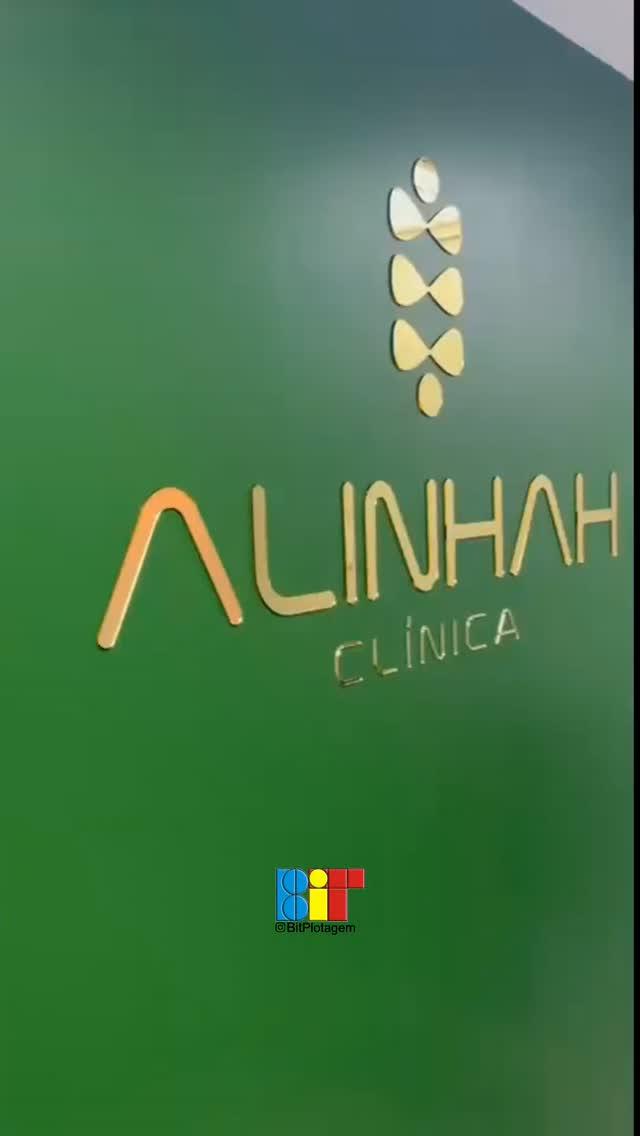 Letras Caixa — Clínica Alinhah