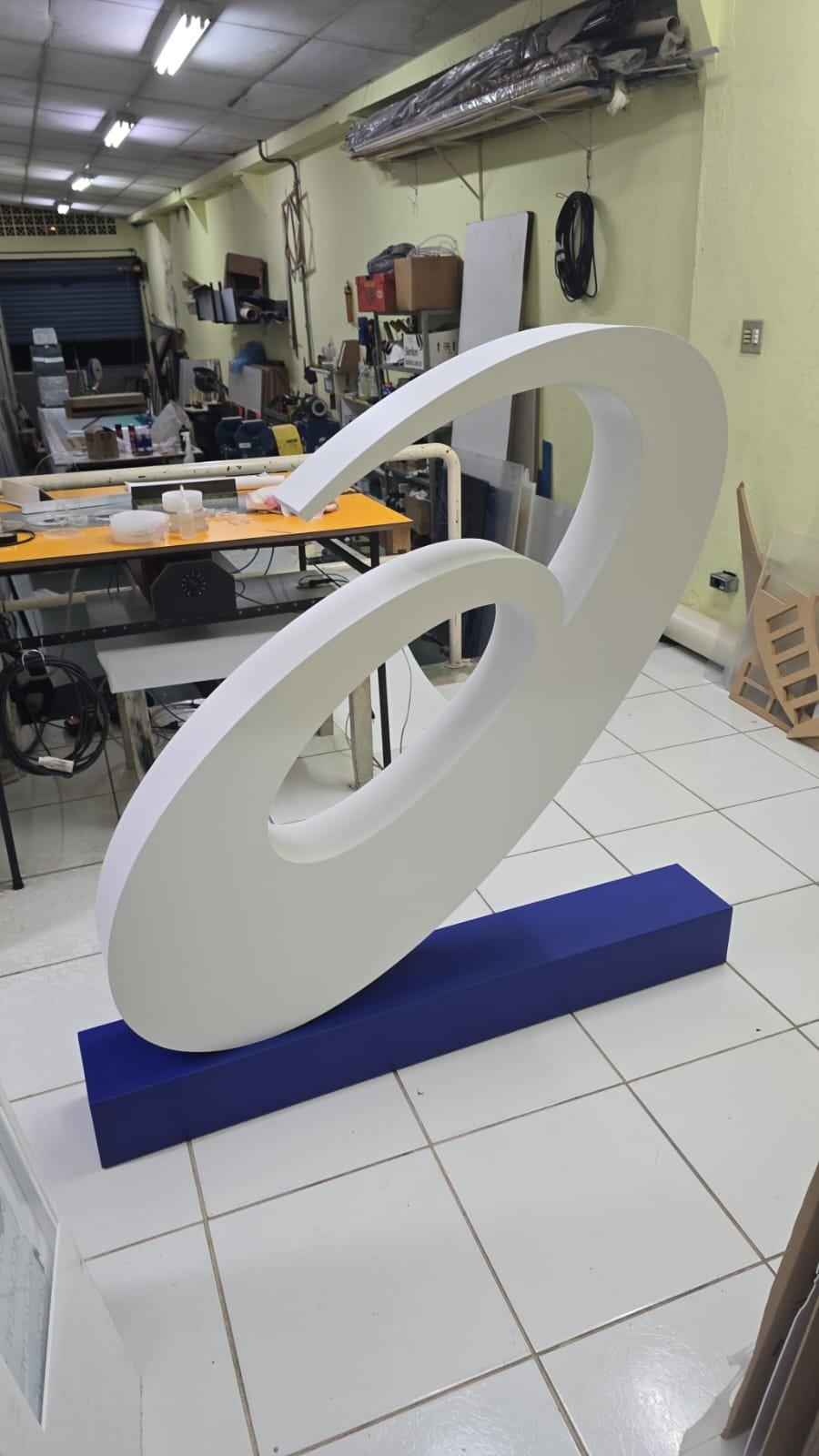Letra Caixa / ACRILICO/PVC/MDF/METAL - 34