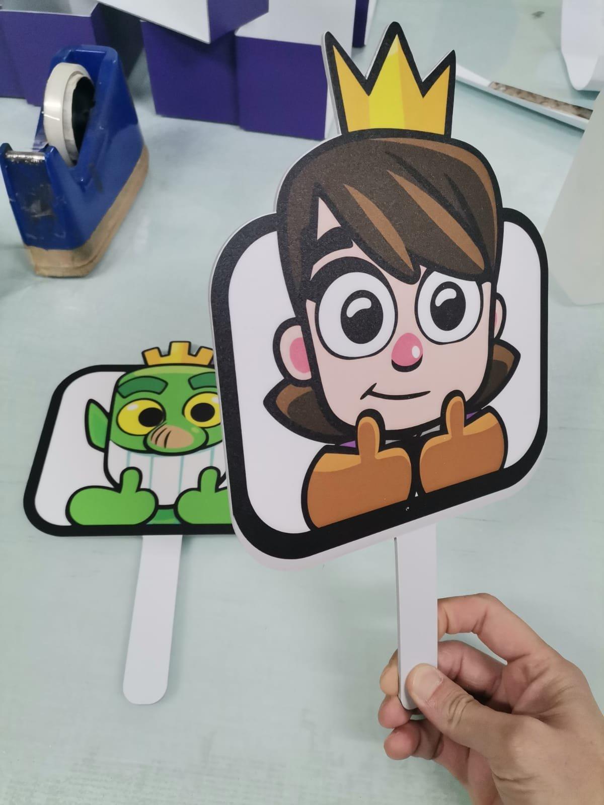 Lollipop / Plaquinha com Haste