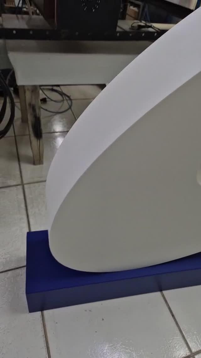 Letra caixa 3D — produção